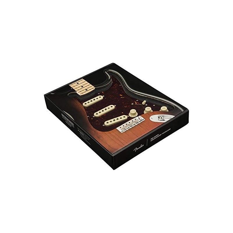 Fender Pre-Wired Strat Pickguard Tex-Mex (Pre-Wired), SSS, Tortoise Shell