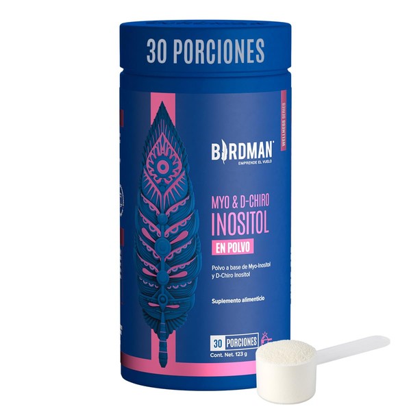 Birdman Myo D-Chiro Inositol 4100 mg en Polvo Alta Concentracin