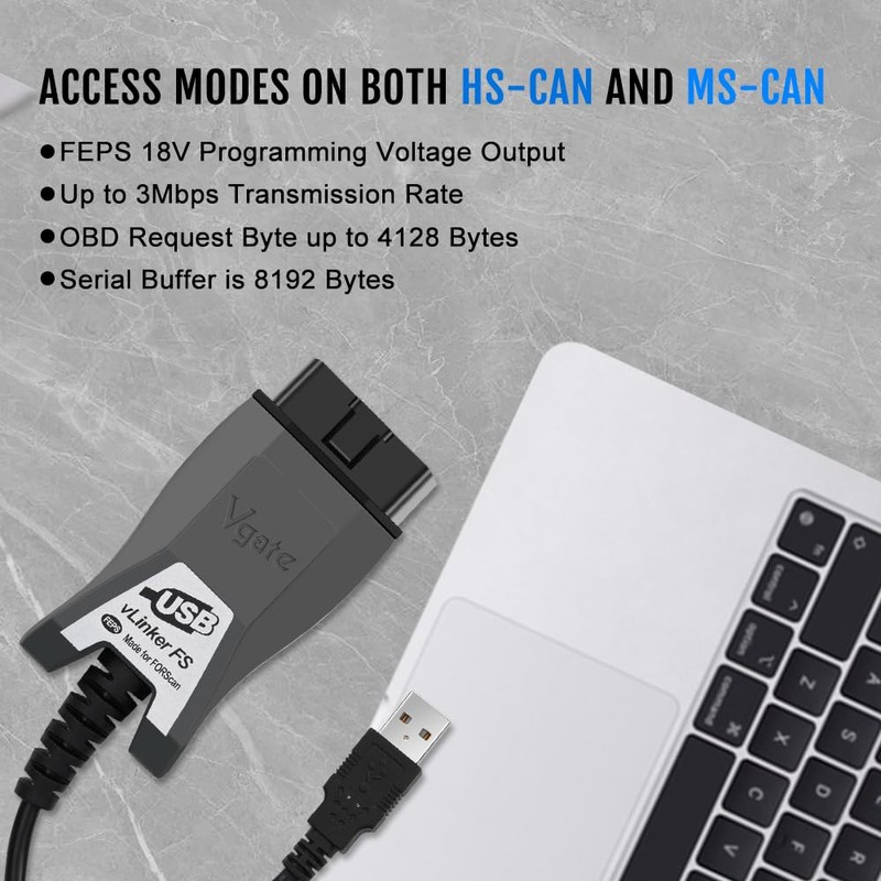 Vgate vLinker FS USB OBD2 Car Diagnostic Tool Code Reader