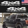 ry_auto 2Pcs Silver 4x4 Off Road Truck Bed Side Decal