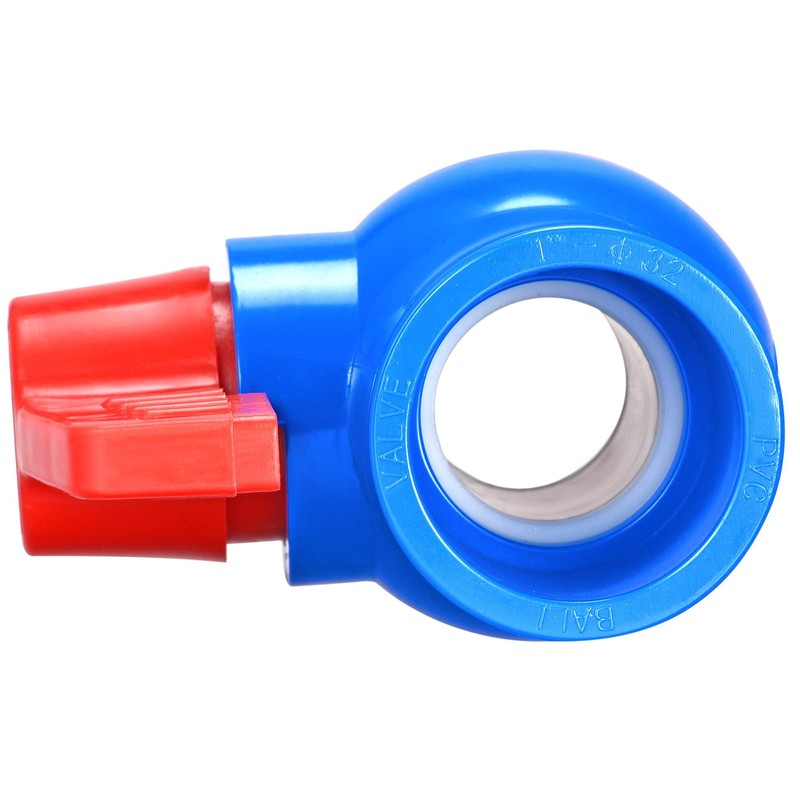 sourcing map Ball Valve, 32mm ID PVC Socket End Shut