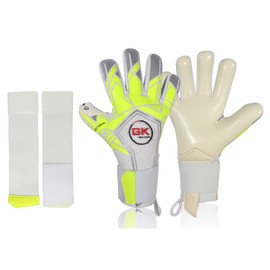 GK Saver Football Goalkeeper Goalie Gloves | Anti-Slip Grip Palms | Spectrum Series | Goalkeeping GK Gloves| Perfect for Intense Soccer Gameplay (Spectrum S3, SIZE 8)