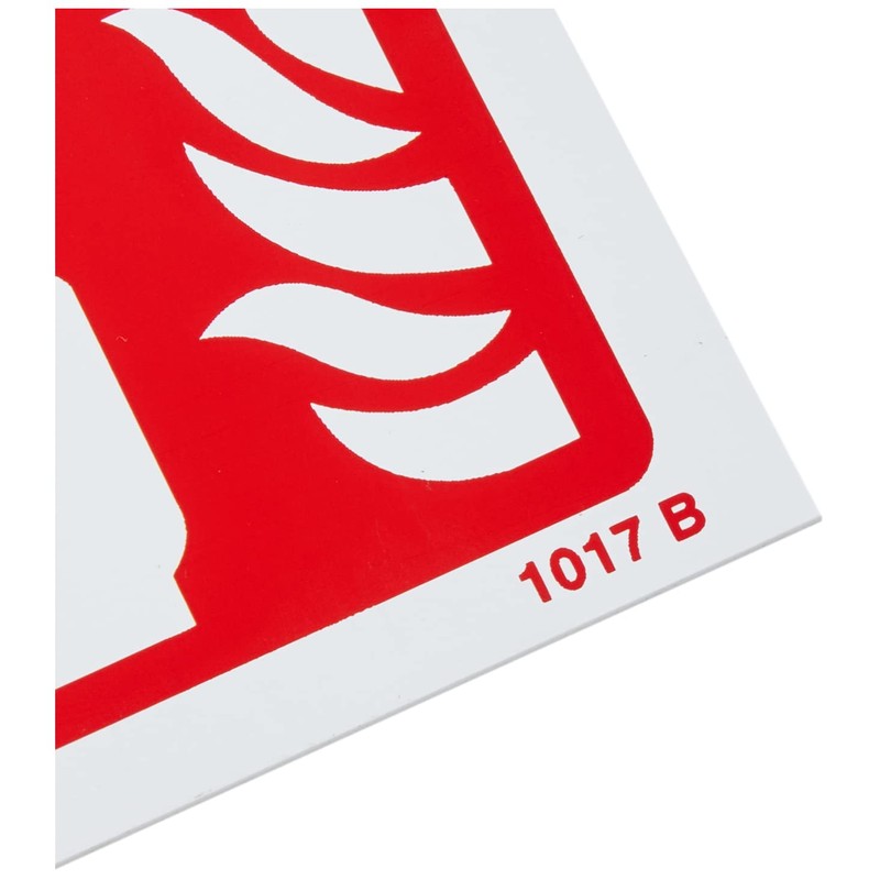 Caledonia Signs 11017B Fire Alarm Call Point Symbol Sign, Rigid