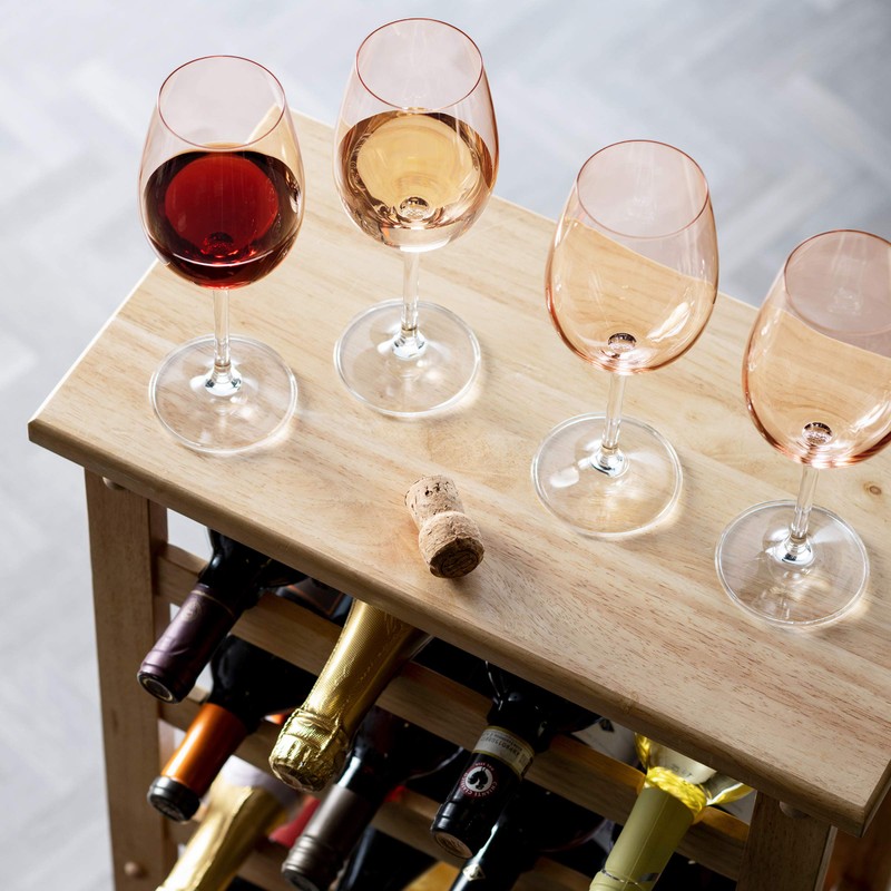 Godinger Wine Glasses, Stemmed Wine Glass Goblet Beverage Cups -
