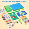 48-Piece Washable Back to School Supplies Gift Kit for Kids-Dinosaur