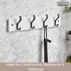 Keypak Minimalistic Wall-Mounted Coat Rack – 4 Hooks on Stylish
