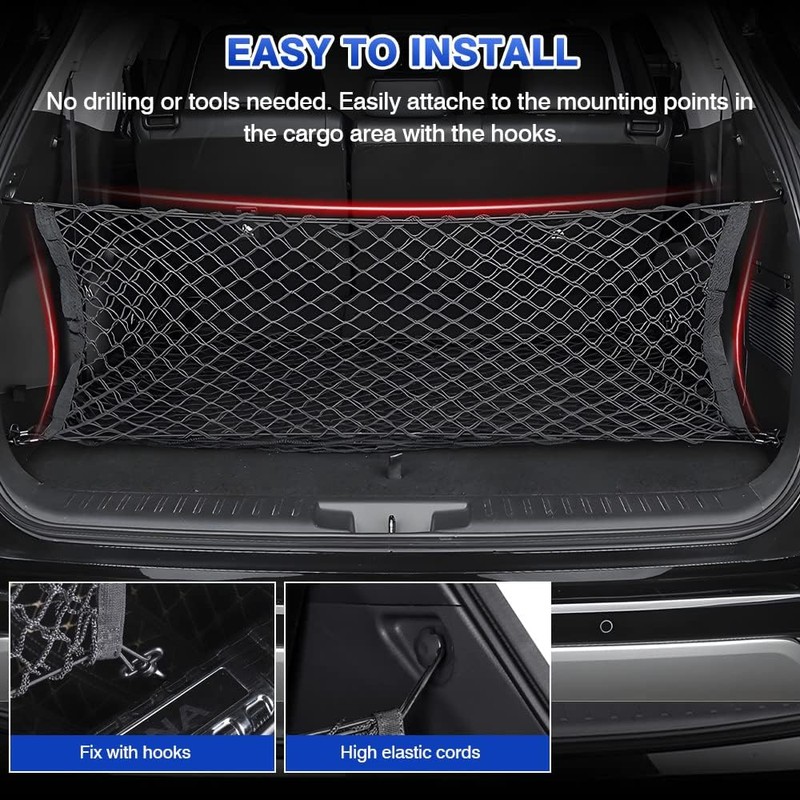 Karltys Envelope Style Cargo Net for Nissan Pathfinder 2022-2024 2025