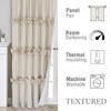 Homechoice Decor Room Divider Window Curtains, Boho Ruched Blackout Window
