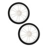 2PCS RC Racing Tire Plastic Wheel Hub and Rubber Tire