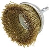 SK11 Hex Shaft Wire Cup Brush, 2.0 inches (50 mm)
