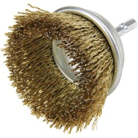 SK11 Hex Shaft Wire Cup Brush, 2.0 inches (50 mm)
