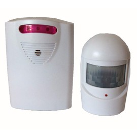 Bunkerhhill Wireless Motion Sensor Driveway Alert System 30 ft 40 Degrees