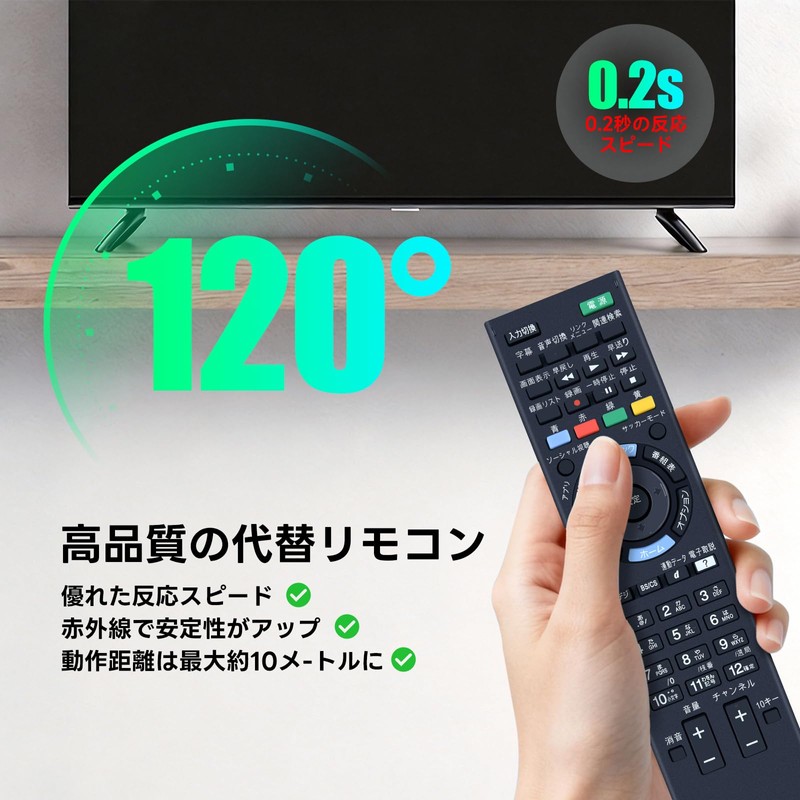 TV Remote Control RM-JD030 Sony Bravia Remote Control Compatible with