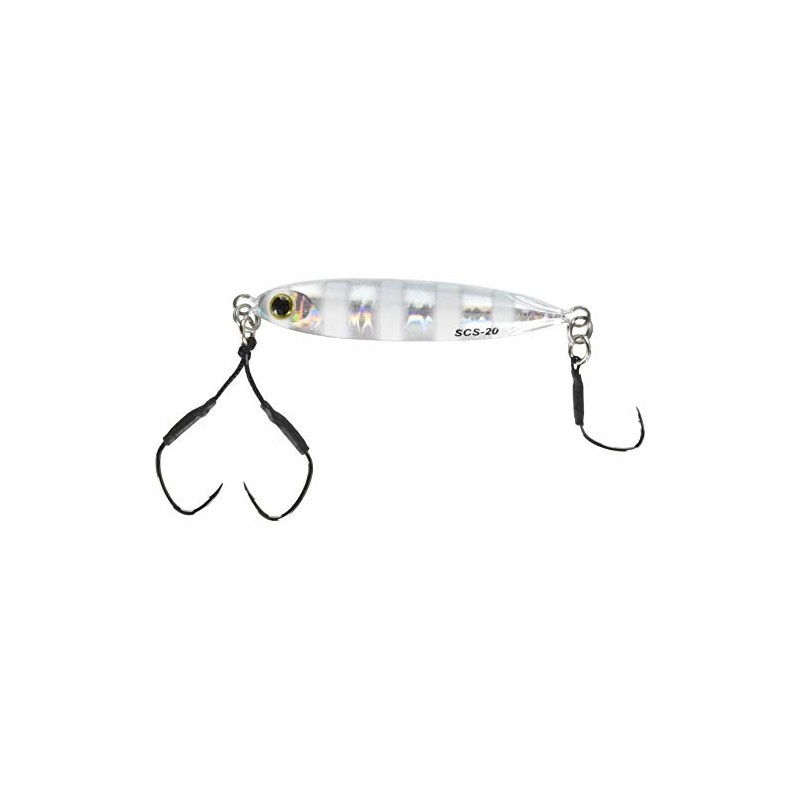 パームス(Palms) メタルジグ ルアー スローブラッドキャスト スリム 20g ゼブラグロー SCS-20/MG-530