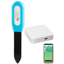 Luminea Home Control Plant Soil Moisture & Temperature Sensor with WiFi Gateway & App