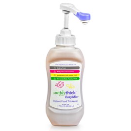 SimplyThick EasyMix | 92 Servings | Gel Thickener for those with Dysphagia & Swallowing Disorders | Won't Alter The Taste of Liquid | Easy to Prepare | 16.9 Fl Oz Bottle with Pump