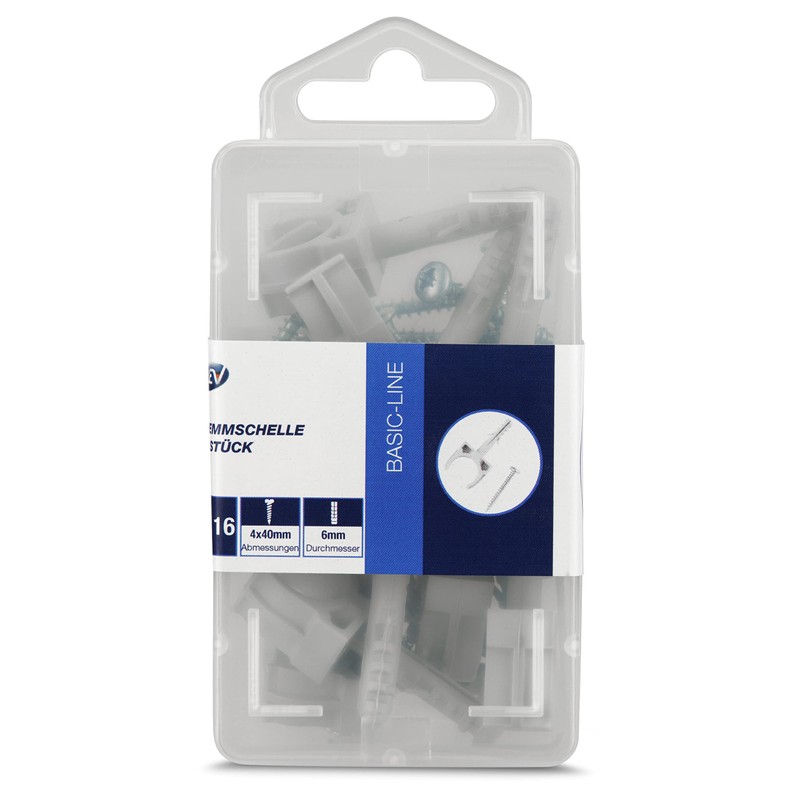 REV 0509746555 Cable Clamps EN16 for Pipe Diameter 16 mm