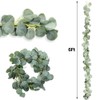 2M Artificial Eucalyptus Garland Artificial Eucalyptus Hanging Vines Leaves Decoration