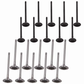 NONE 20pcs Intake Exhaust Valves for Volvo S40 S60 2.5L L5 T5 S70 S80 Engine Valve