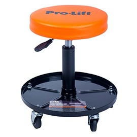 Pro-Lift PL9300H Pneumatic Chair with 300 lbs Capacity – Black/Orange