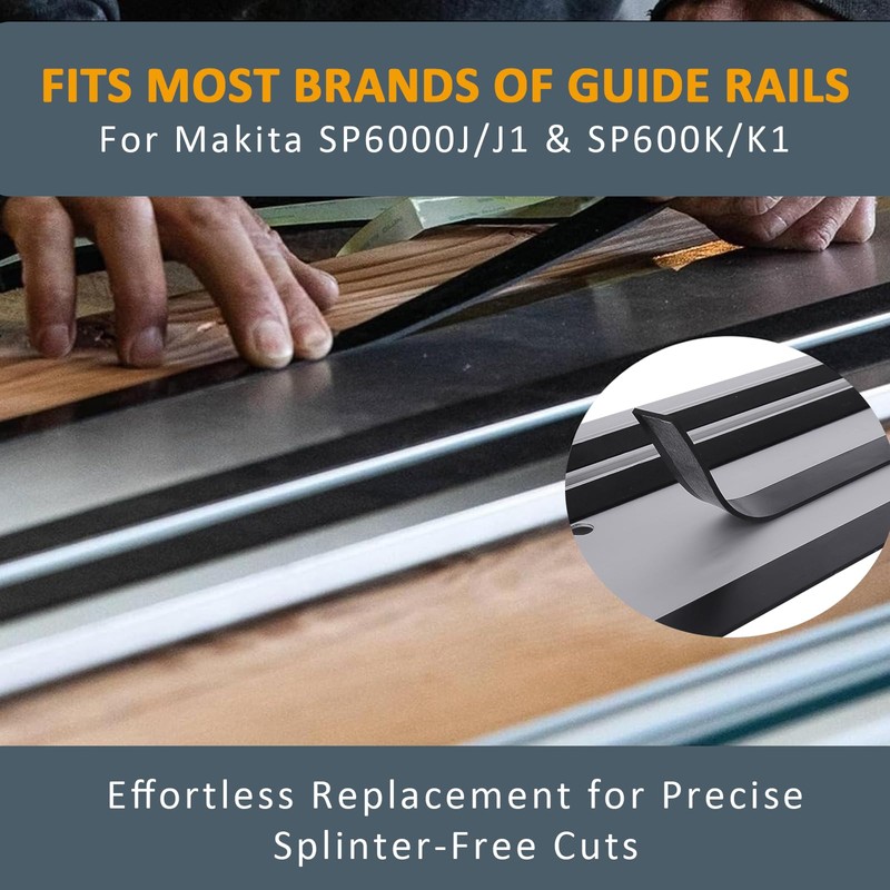 Splinter Guard Replacement Strip for Makita 194419-4 Rails Tape Accessories,Compatible