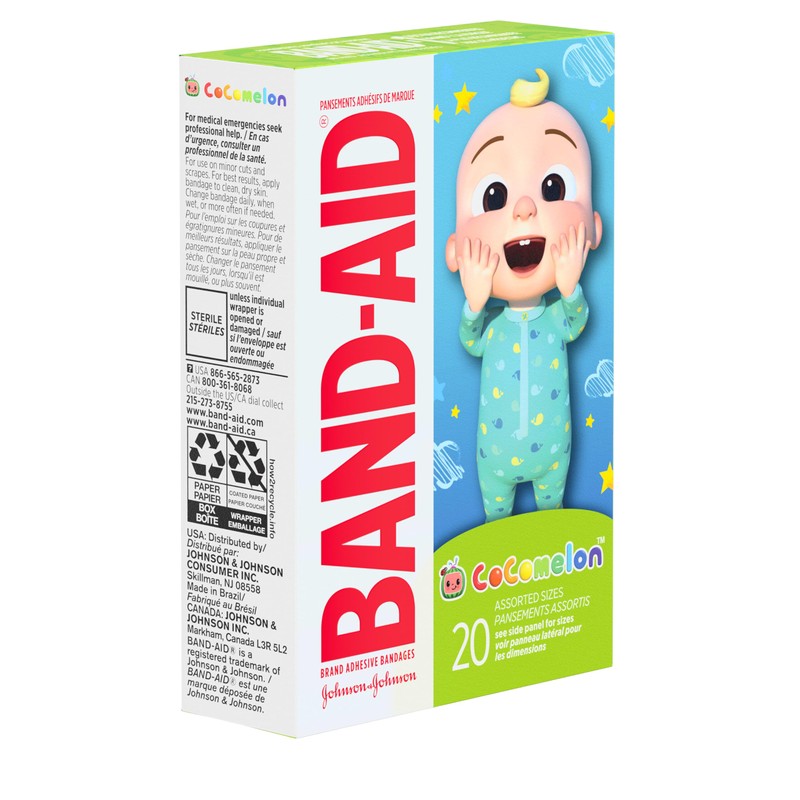 Band-Aid Brand Adhesive First Aid Bandages for Kids & Toddlers