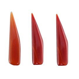 VILLFUL 3pcs Agate Jewelry Polishing Tool Set Gold Silver Ring Burnisher Durable Agate Polisher for Bracelet Jewelry Care