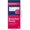 XKDOUS 2 Pack Money and Rent Receipt Book, 2-Part Carbonless,
