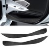 Fancemot Real Carbon Fiber Inner Door Panel Trim Compatible with