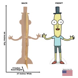 Cardboard People Mr Poopy Cardboard Cutout Standup - Rick and Morty (TV Series)