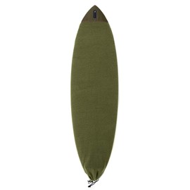 Creatures of Leisure 2023 Fish ICON Deluxe Stretch Sox, Heavyweight Super Soft Stretch Knit, Padded Nose Panel Protection, Military, 6'0"