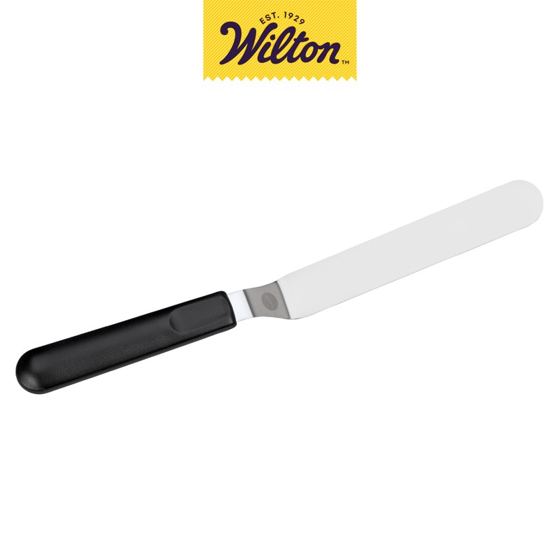 Wilton 409-7716 Angled Icing Spatula, 13-Inch, Black by Wilton