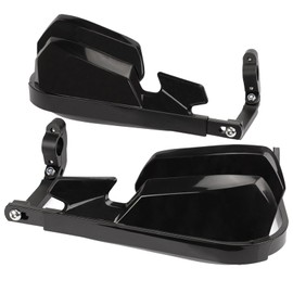 XINGWU Dirt Bike Handguards 7/8" and 1 1/8" Handlebar Upgraded Aluminum Dirt Pit Bike ATV Motorcycle Hand Guards with Height Pads for Hawk 250 CRF YZ DRZ KX Enduro (Black)