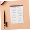 Vaguelly 3 Sheets Hair Like Eyebrow Stickers Natural Transfers for