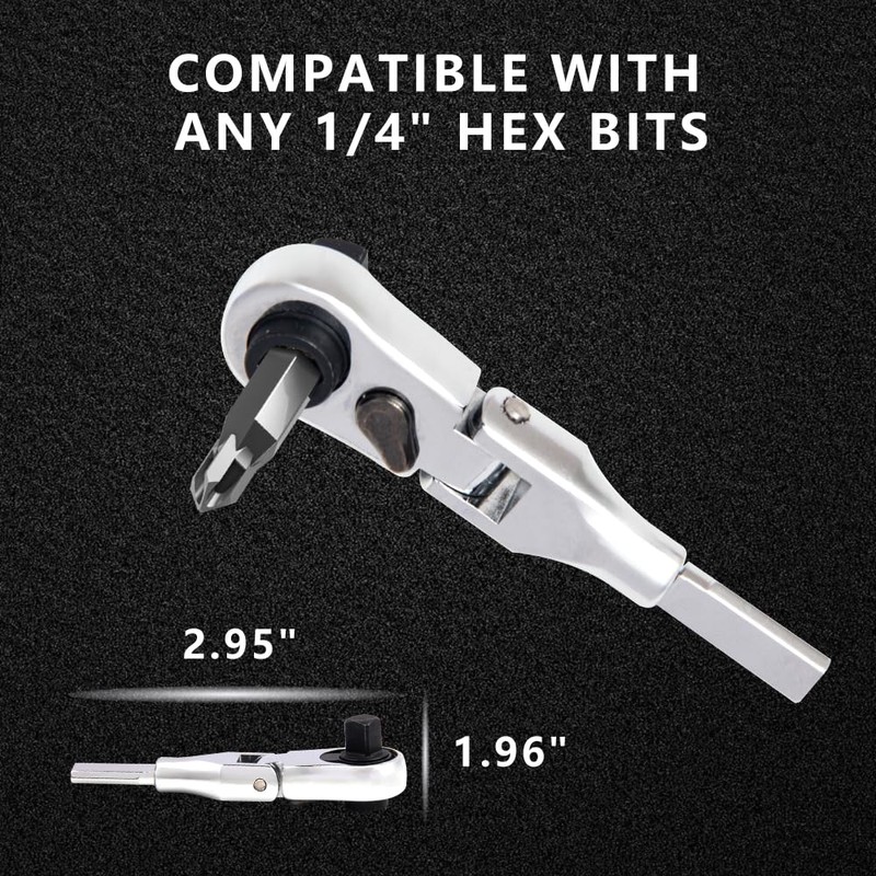 Cosmedge 2 in 1 Flex Head Ratchet Wrench for Leatherman