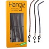 Avitron HANGIT, Elegant Eyeglass, Sunglass Strap-Chain-Retainer, Sports Band, 3 Pack