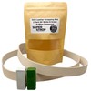 1X30 Leather Honing Polishing Belts 2 Pack with White &