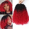 Aksice 10 Inch 8 Packs Yanky Twist Crochet Hair for