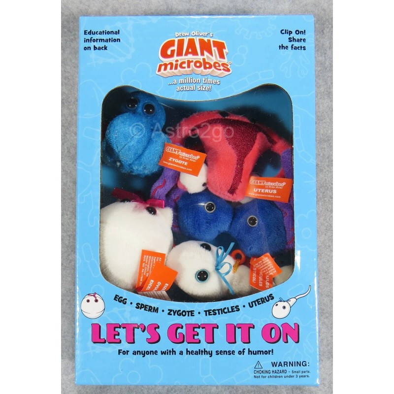 GIANT MICROBES-NEW! LET'S GET IT ON THEME BOX-Egg Sperm Zygote