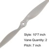 QUARKZMAN RC Propellers 2 Blade Supports 10 x 7 Grey