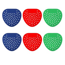 Urinal Sieve with Scented Urinal Sieve Pack of 6 Urinal Insert Urinal Sieve Urinal Sieve Splash Guard Mat for Public Toilets, Hotels, Commercial Places and Homes