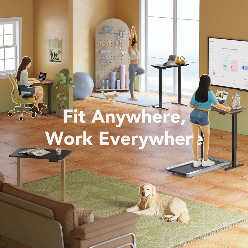 HUANUO 32 x 19 inch Electric Standing Desk Adjustable Height,
