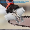YUENTOEN 20Pcs Chainsaw Sharpening Attachment Kit with Angle Guide and
