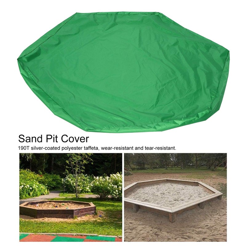 Sandbox Cover, Waterproof Hexagonal Children Sand Pit Cover Protector Garden