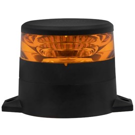 Maxxima Low Profile LED Flashing Warning Beacon, Amber 12-80VC