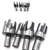 8Pcs Wood Plug Cutter Drill Bit Set, High Carbon Steel