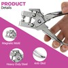 WedDecor Heavy Duty Hole Punch Plier Kit with 4mm Gold