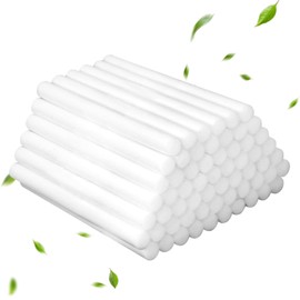 60PCS Humidifier Stick Filter Refill 4 Inch – Universal Cotton Replacement Wicks, Rapid Absorption Fits Mini Portable USB Cool Mist Diffusers, Car Travel Humidifiers, Home Bedroom Office Use