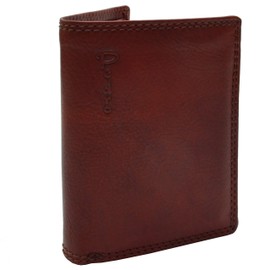 flevado Pedro Vintage Wallet Used Look Leather Red Men's Wallet Full Leather, red, Modern