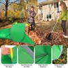 2 Pack Leaf Collector Bags with Dustpan Design, Portable Pop